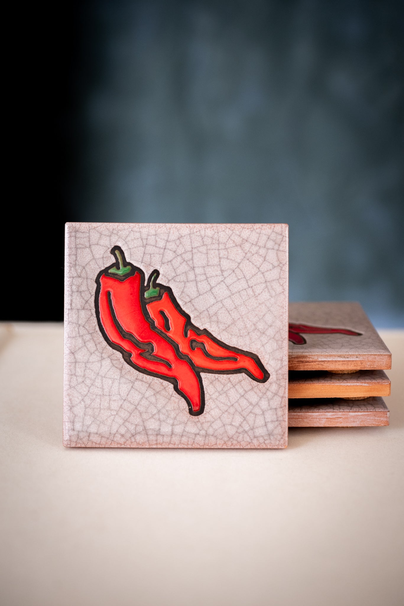 Chile Pepper Coasters